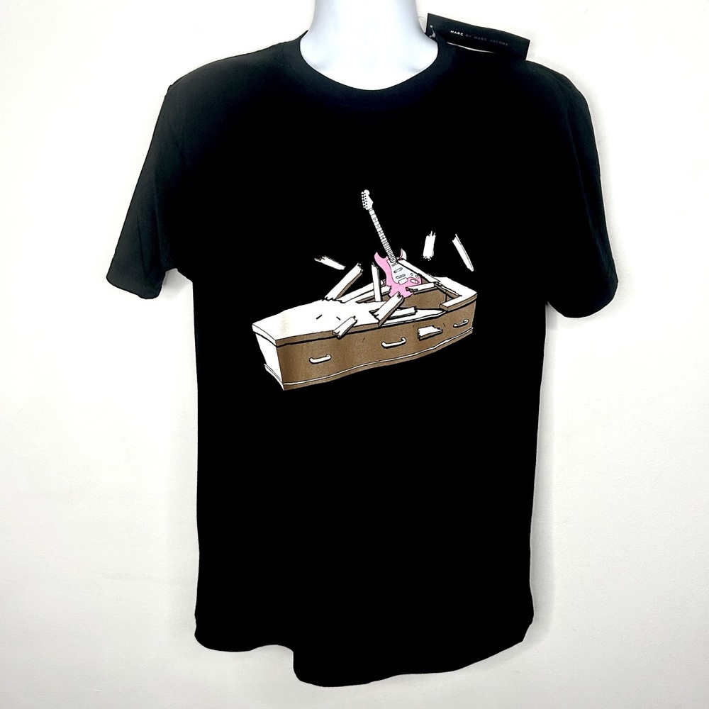 [Jacobs by Marc Jacobs] Unisex Large Black Graphic Variety Tee